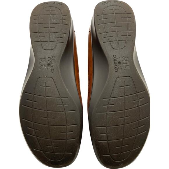 SAS Tripad Comfort Roamer Womens Size 8 Brown Leather Soft Step Mary Jane USA - Picture 3 of 8